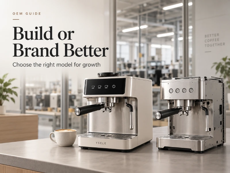 OEM versus ODM coffee machine sourcing comparison