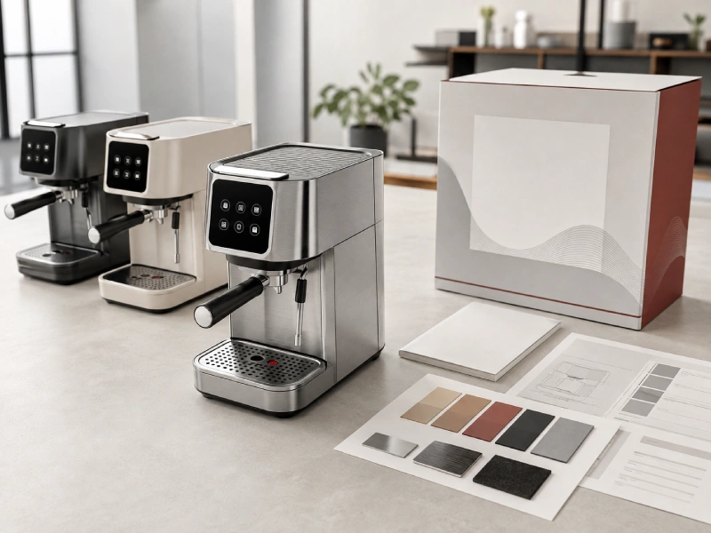 Office coffee machine OEM and ODM product samples with packaging and customization options