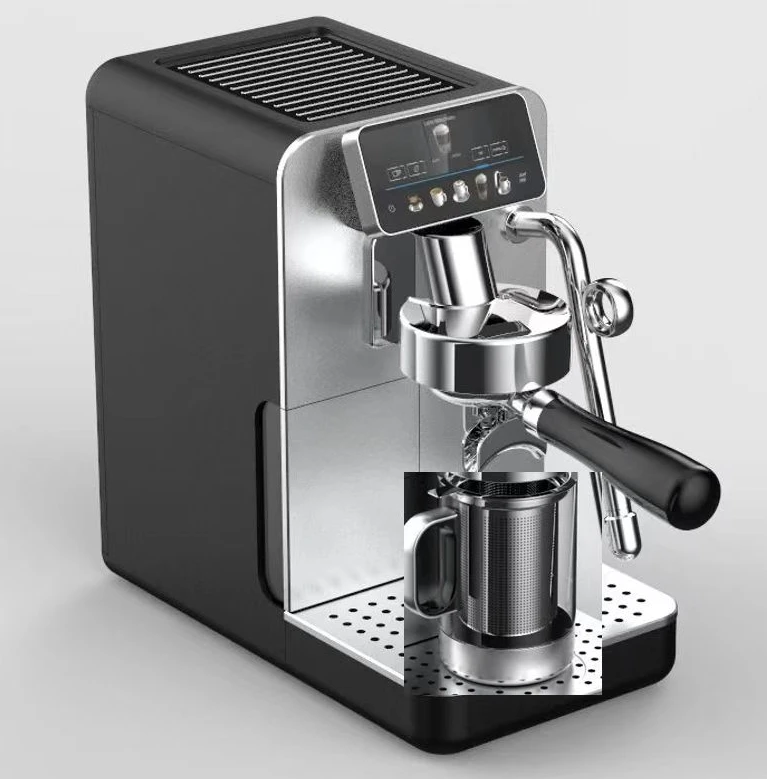 Professional coffee and tea machine developed for the German market